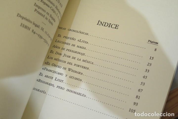 Libros de segunda mano: LISZT. ESPASA-CALPE - Foto 2