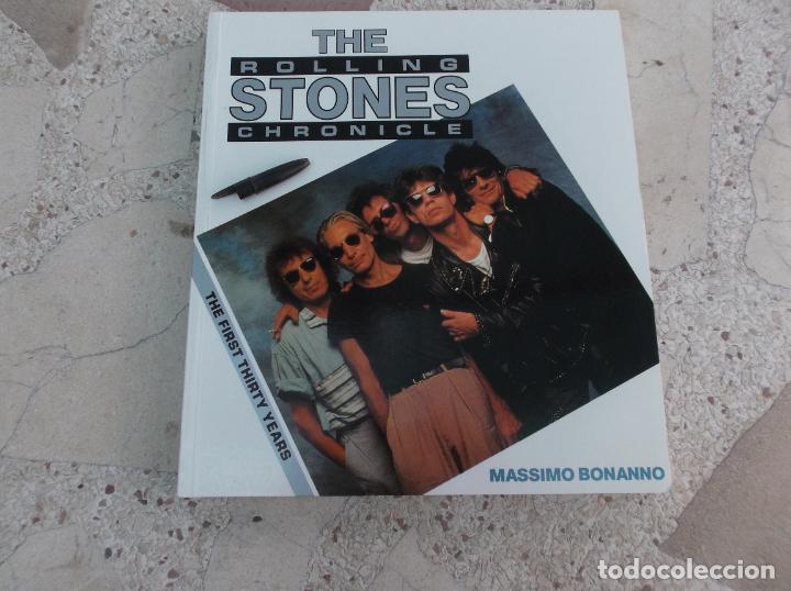 Libros de segunda mano: the rolling stones chronicle, massimo bonanno,the first thirty years muy ilustrado de grandes fotos,