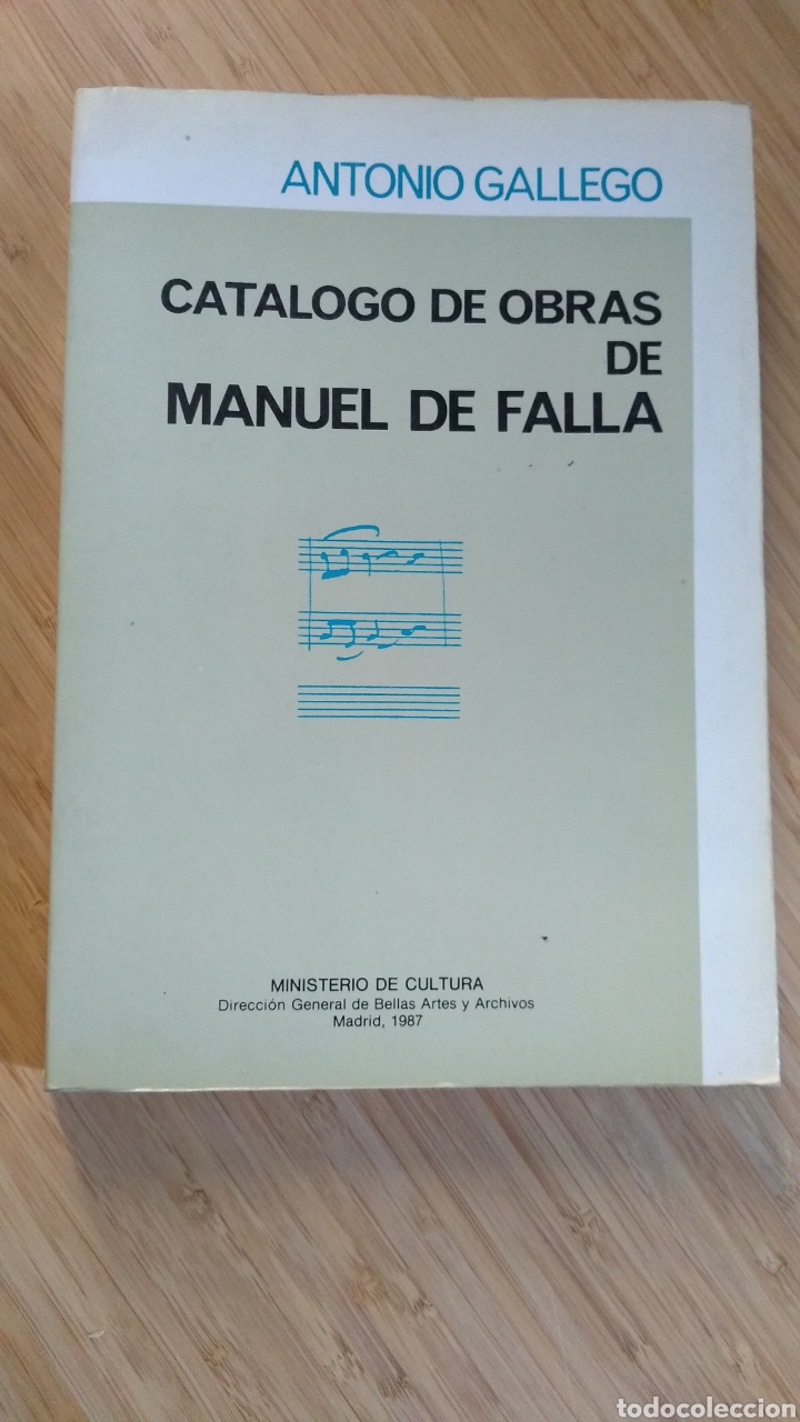 Libros de segunda mano: Catalogo de obras de Manuel de Falla - Antonio Gallego - Foto 1