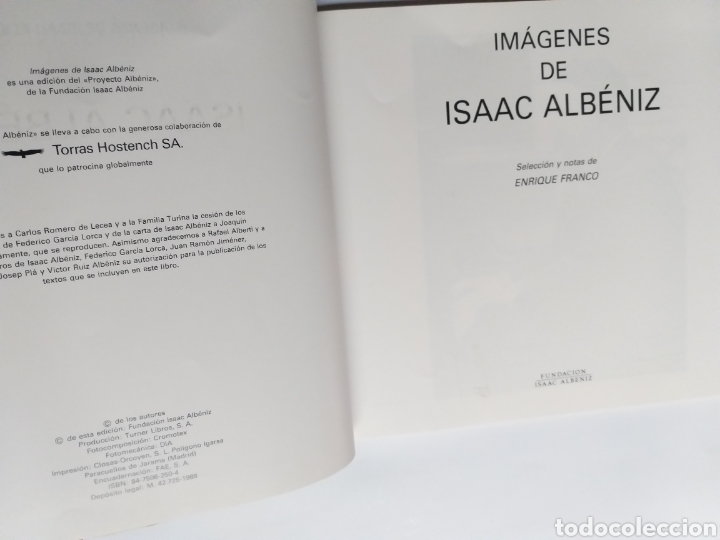 Libros de segunda mano: Im&aacute;genes de Isaac Alb&eacute;niz - Foto 7