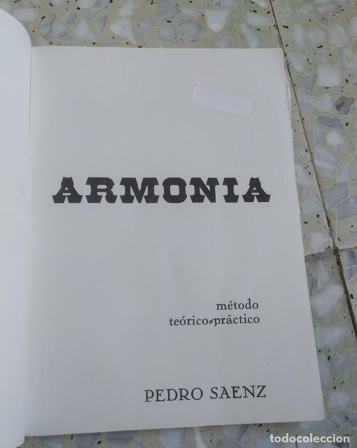 Libros de segunda mano: Armon&iacute;a. M&eacute;todo te&oacute;rico-pr&aacute;ctico. Pedro S&aacute;enz. 1976 - Foto 4