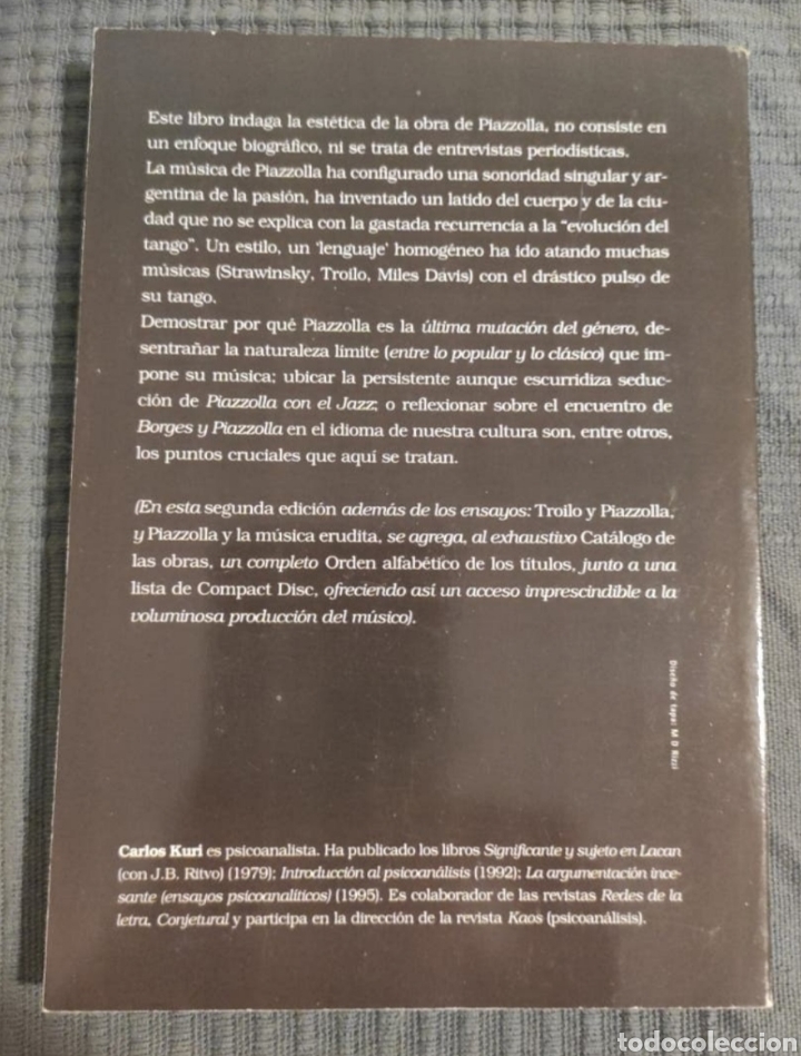 Libros de segunda mano: Astor Piazzolla - Foto 4