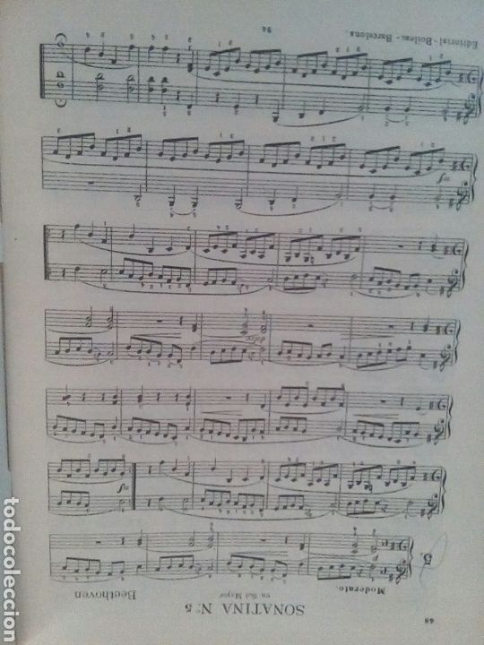 Libros de segunda mano: SONATINAS de Beethoven - Foto 3