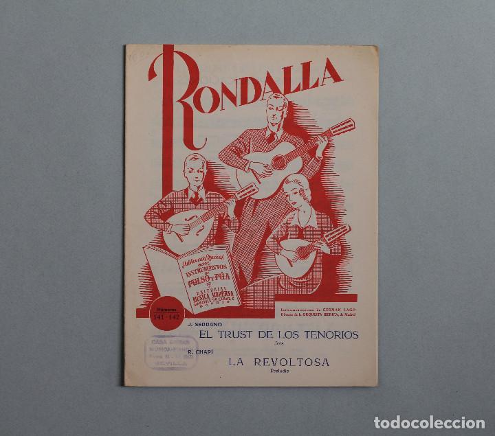 Livres d'occasion: COLECCI&Oacute;N RONDALLA//GERMAN LAGO//EL TRUST TENORIOS-LA REVOLTOSA//.M&Uacute;SICA MODERNA.N&Uacute;M.141-142//MADRID