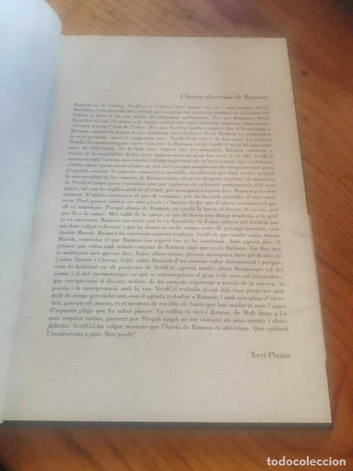 Libros de segunda mano: VERDCEL PETJADES - CANTA RAIMON. - Foto 4