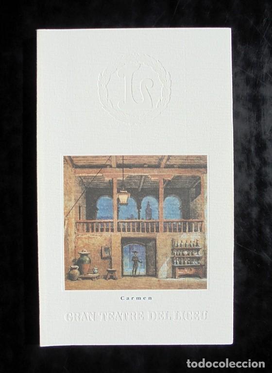 Gebrauchte B&uuml;cher: Carmen Gran Teatre del Liceu programa 1992-93 impecable