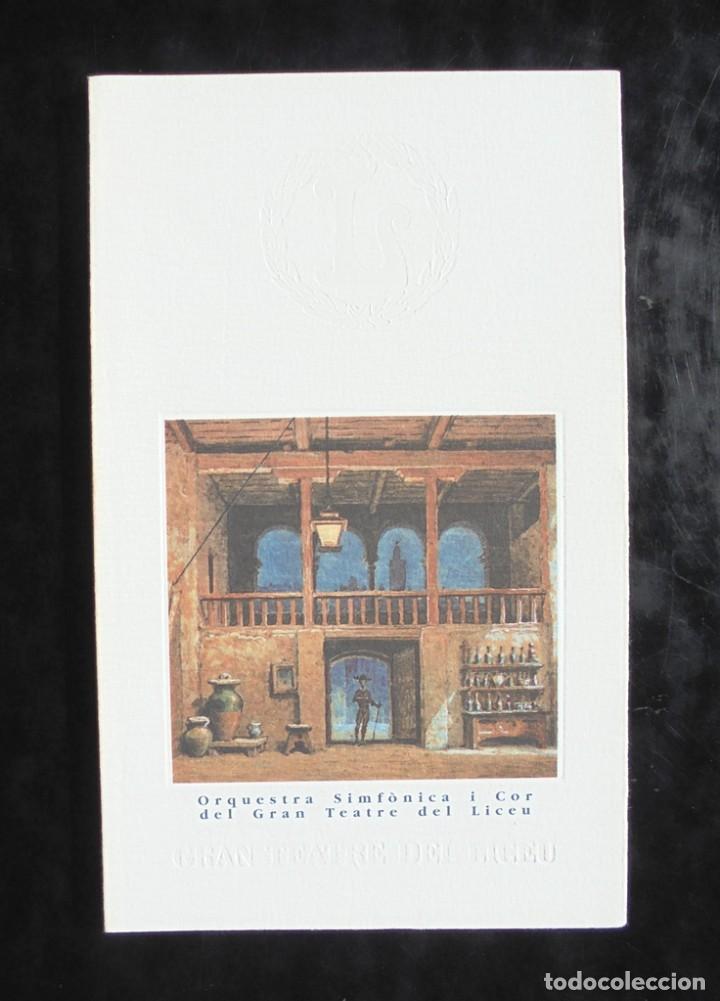 Libros de segunda mano: Orquestra Simf&ograve;nica i Cor del Gran Teatre del Liceu programa 1992-93 impecable - Foto 1