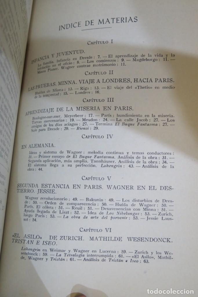 Libros de segunda mano: WAGNER. REN&Eacute; DUMESNIL - Foto 3