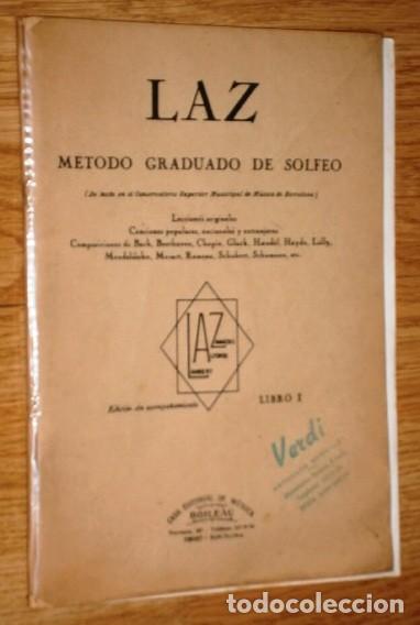Second hand books: M&eacute;todo graduado de solfeo / Libro I / LAZ / Casa Editorial Boileau en Barcelona 1968