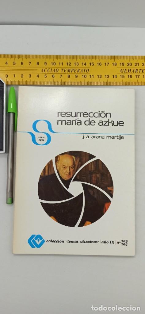 Libros de segunda mano: RESURRECCION MARIA DE AZKUE Arana Martija Temas Vizcainos ENVIO CERTIFICADO GRATUITO