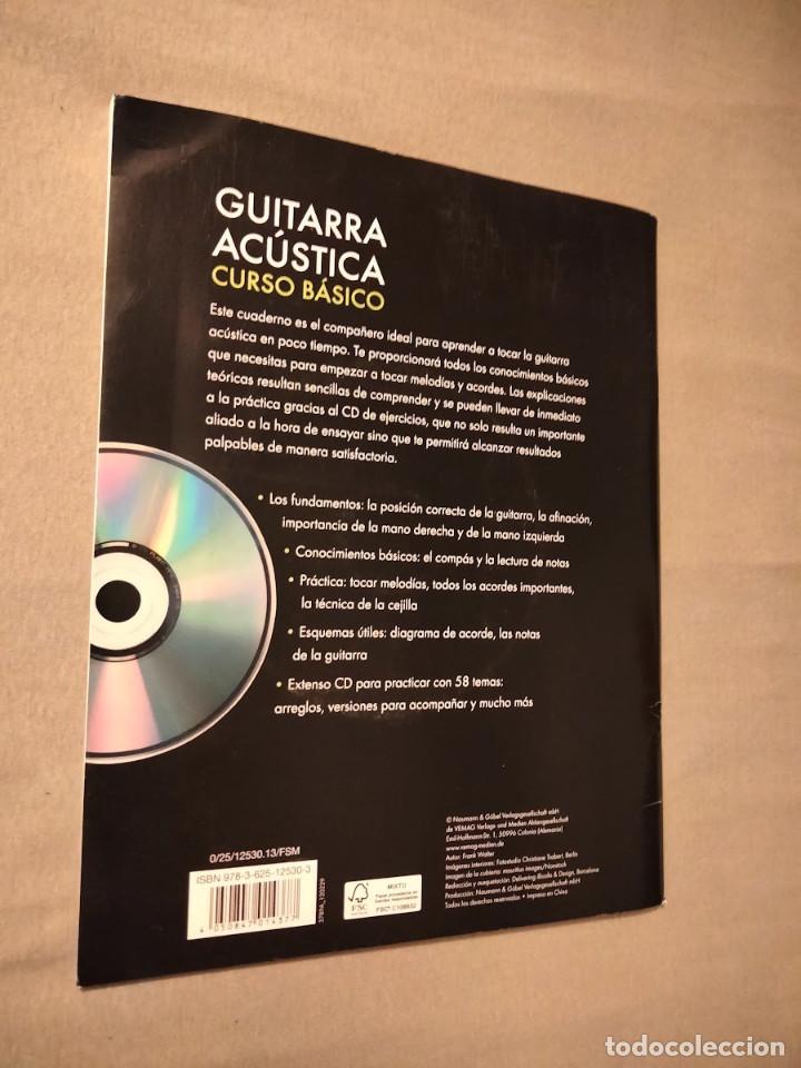 Libros de segunda mano: GUITARRA AC&Uacute;STICA - CURSO B&Aacute;SICO - CON CD - Foto 2