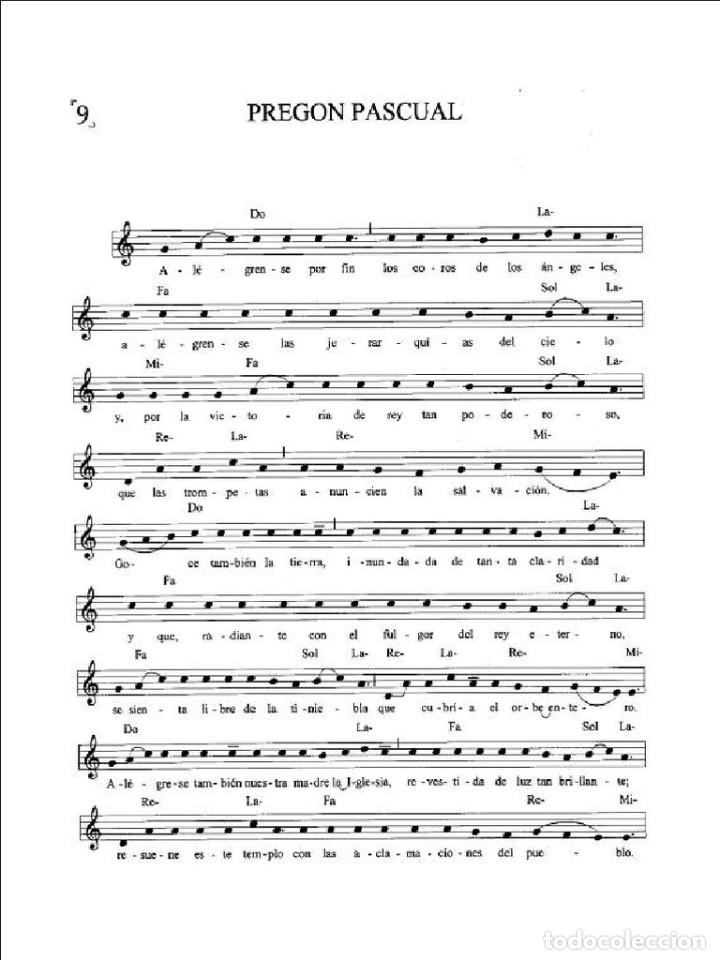 Libri di seconda mano: Preg&oacute;n Pascual. Canto de la Ang&eacute;lica. Dos formas para el canto del Preg&oacute;n Pascual