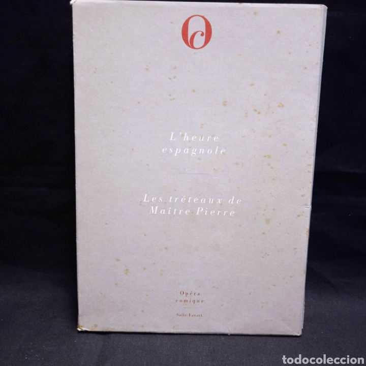 Libri di seconda mano: L'HEURE ESPAGNOLE / LES TR&Eacute;TRAUX DE MA&Icirc;TRE PIERRE - PROGRAMA DE LA OPERA COMIQUE SALLE FAVART