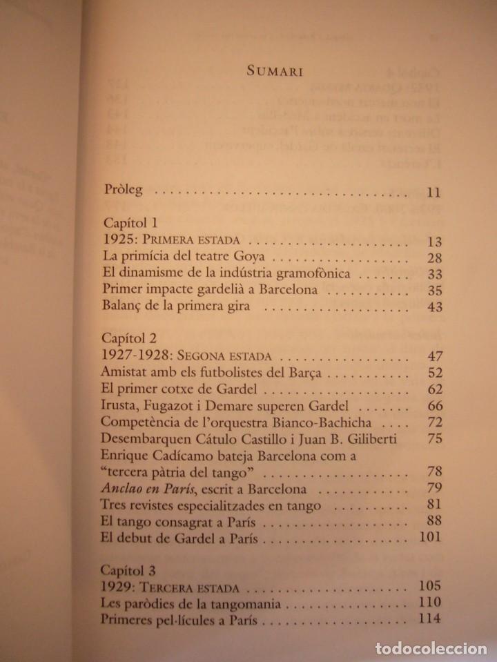 Libros de segunda mano: XAVIER FEBRÉS: GARDEL A BARCELONA I LA FEBRE DEL TANGO (PÒRTIC, 2001) IL.LUSTRAT. PERFECTE. RAR. - Foto 5 - 303267403
