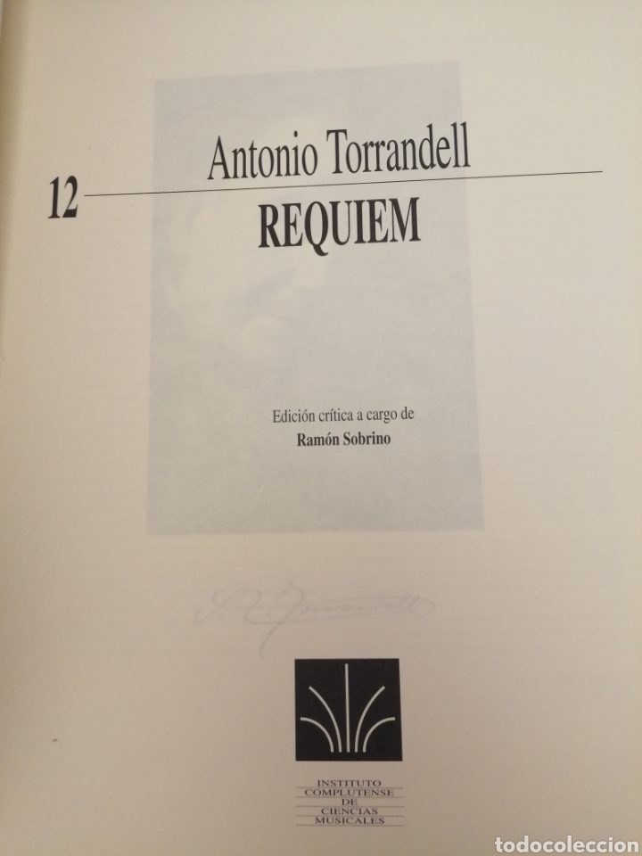 Libros de segunda mano: ANTONIO TORRANDELL: R&Eacute;QUIEM - Foto 3