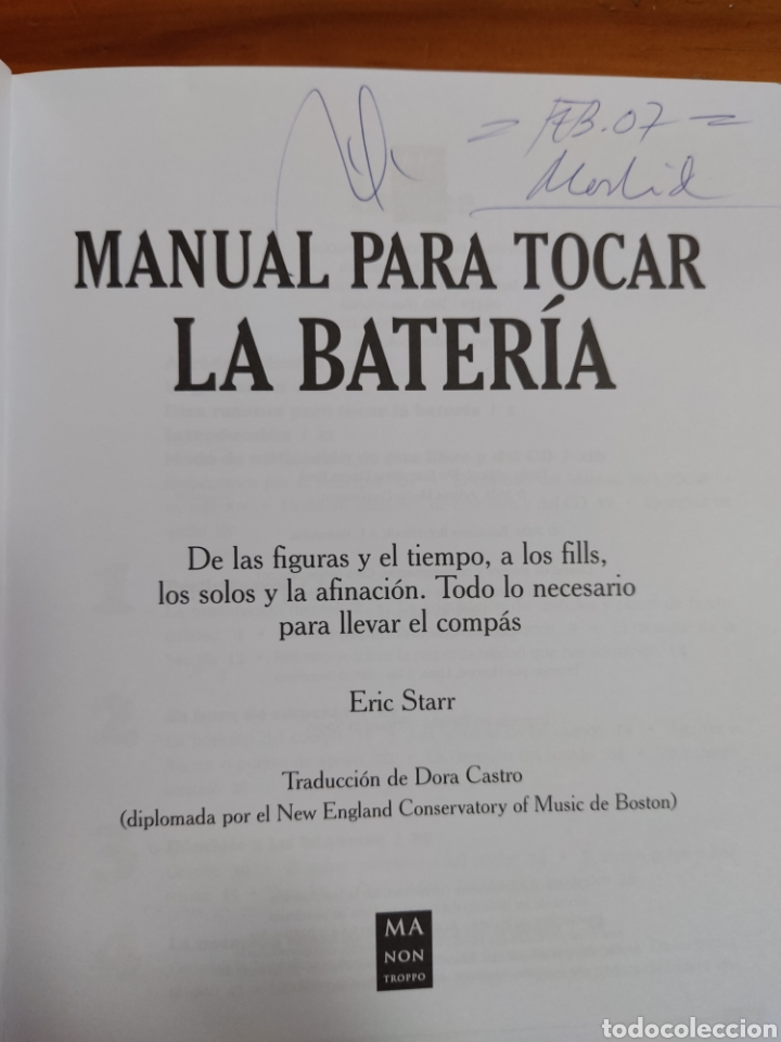 Libros de segunda mano: Manual para tocar la bater&iacute;a - Foto 2