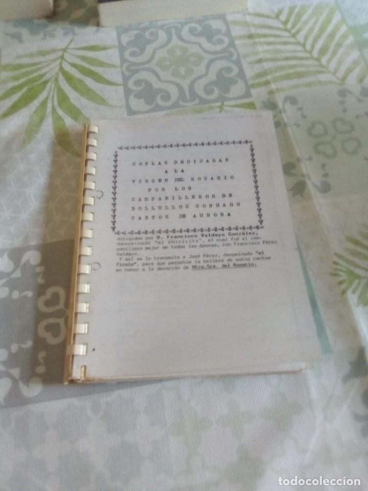 Libros de segunda mano: COPLAS A LA VIRGEN DEL ROSARIO , CAMPANILLEROS DE BOLLULLOS DEL CONDADO , HUELVA , CANTOS DE AURORA