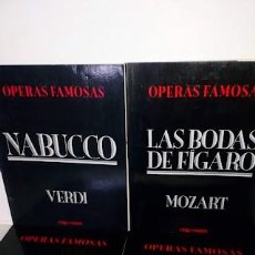 Libros de segunda mano: OPERAS FAMOSAS CUATRO LIBROS NABUCCO-LA TRAVIATA-DON GIOVANNI-LAS BODAS DE FÍGARO- ORBIS FABBRI. Lote 307626278