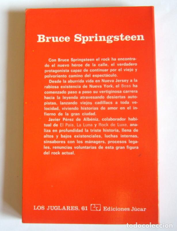Libros de segunda mano: BRUCE SPRINGTEIN - JAVIER PEREZ DE ALBENIZ - Foto 3