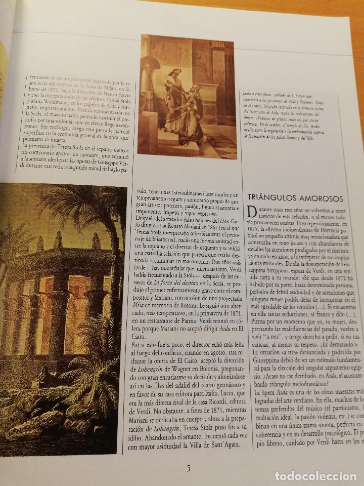 Libros de segunda mano: &Oacute;PERA. AIDA (GIUSEPPE VERDI) - Foto 6