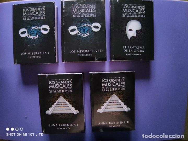 Gebrauchte B&uuml;cher: JOYA.LOS GRANDES MUSICALES EN LA LITERATURA.ANNA KARENINA I y II, LOS MISERABLES I y II,EL FANTASMA