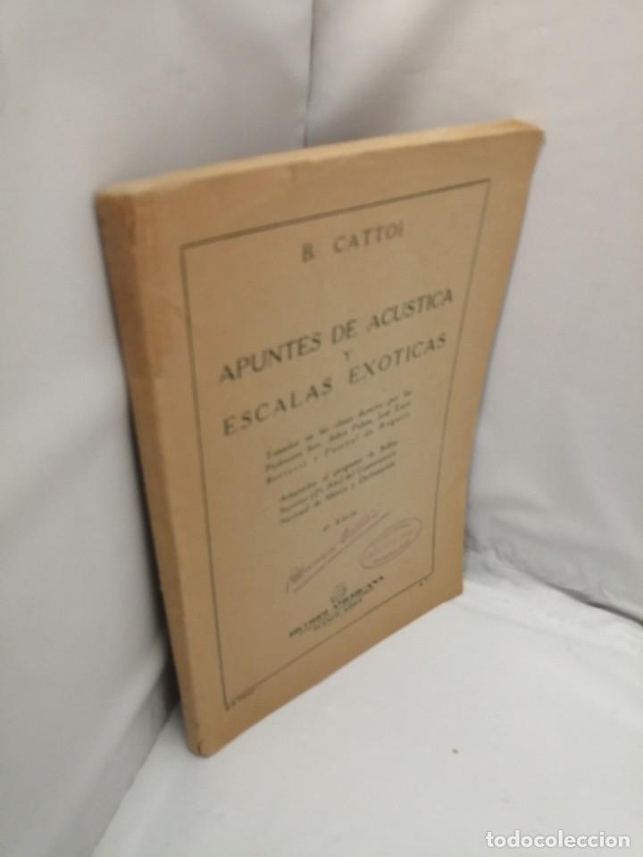 Libros de segunda mano: APUNTES DE AC&Uacute;STICA Y ESCALAS EX&Oacute;TICAS - Foto 3