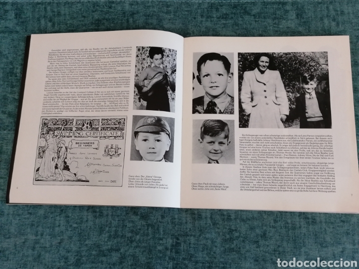 Libros de segunda mano: Libro alem&aacute;n sobre THE BEATLES (1975) - Foto 3