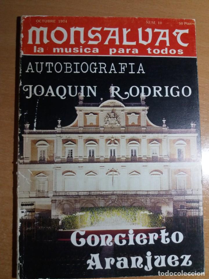 Livres d'occasion: MONSALVAT. LA M&Uacute;SICA PARA TODOS. N&ordm; 10. OCTUBRE 1974