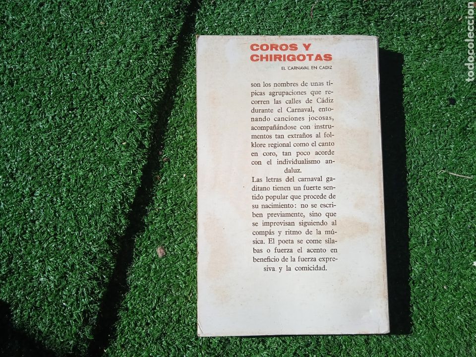 Libros de segunda mano: Coros y chirigotas. El Carnaval de C&aacute;diz - Foto 2