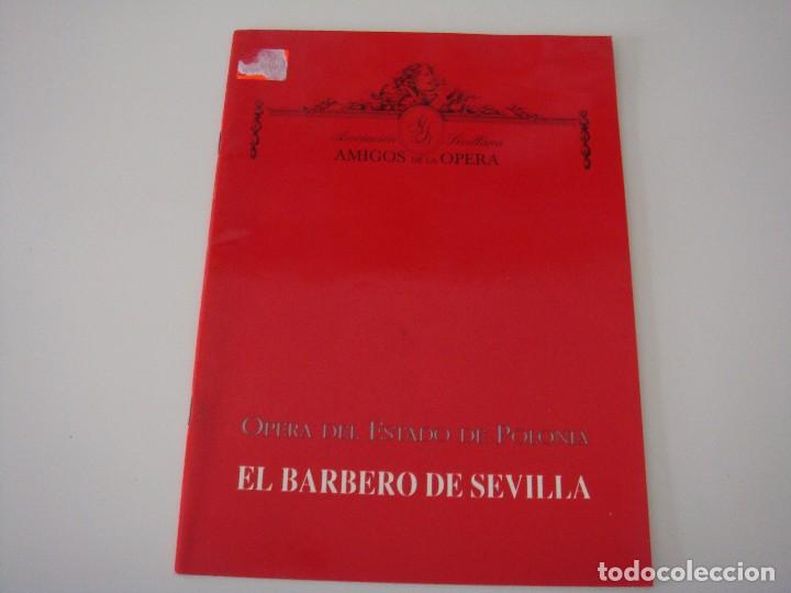 Gebrauchte B&uuml;cher: ASOCIACI&Oacute;N SEVILLANA AMIGOS DE LA OPERA EL BARBERO DE SEVILLA