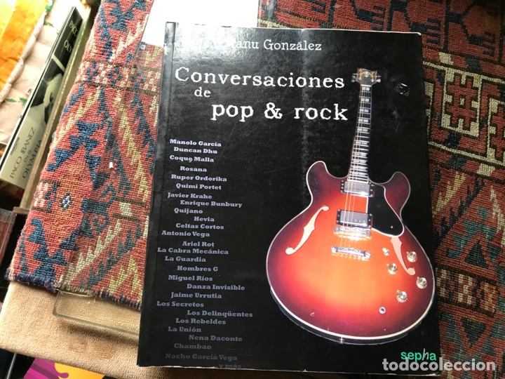 Libros de segunda mano: Conversaciones de Pop & Rock. Manu Gonz&aacute;lez - Foto 1