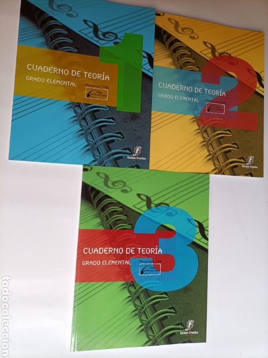 Gebrauchte B&uuml;cher: Cuaderno de teor&iacute;a. Grado elemental 1 ,2, 3. Ana L&oacute;pez Emilio Molina