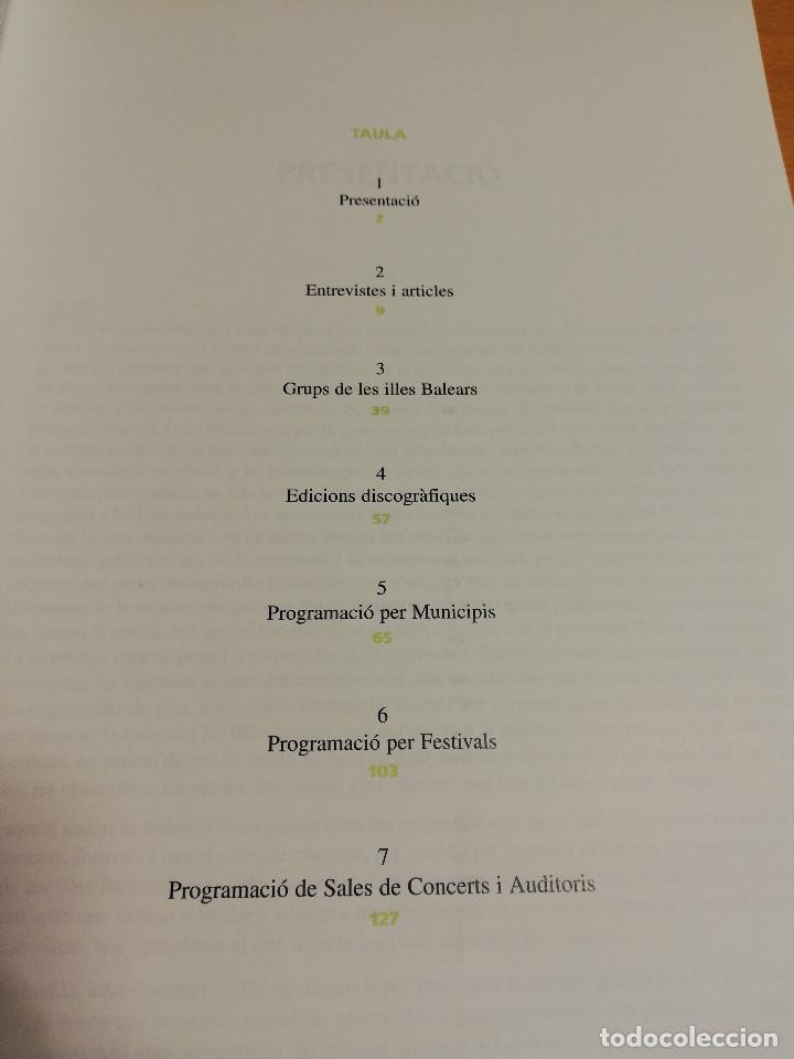 Libros de segunda mano: ANUARI MUSICAL ILLES BALEARS 2000 - Foto 3