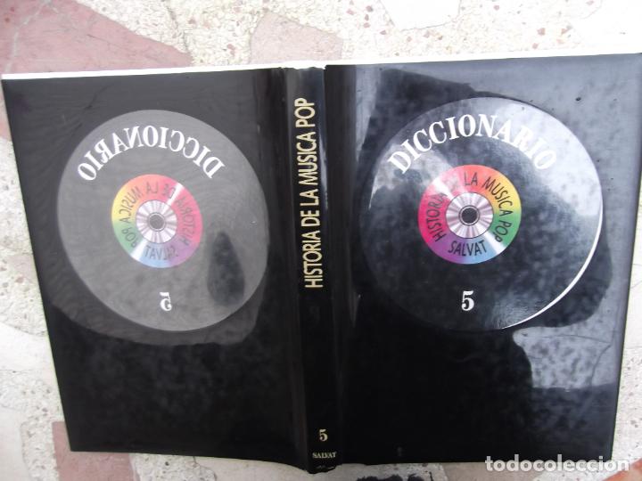 Libros de segunda mano: diccionario historia de la musica pop, salvat, n&ordm; 5, ilustrado