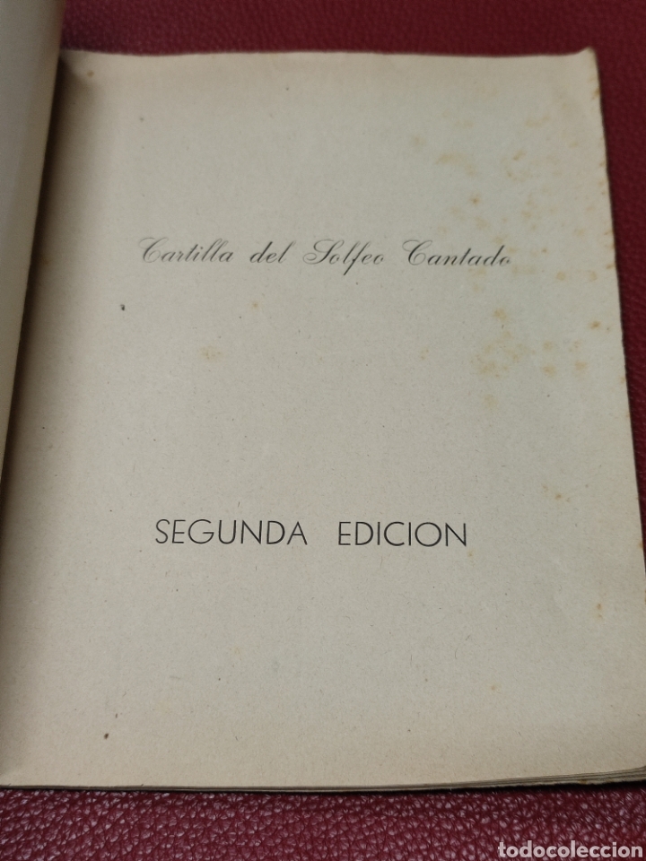 Libros de segunda mano: Cartilla del Solfeo Cantado Ediciones UCE - Foto 2