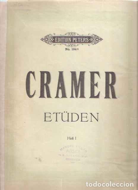 Libros de segunda mano: Et&uuml;den, 184. Heft I. - Cramer, J. B. - Foto 1
