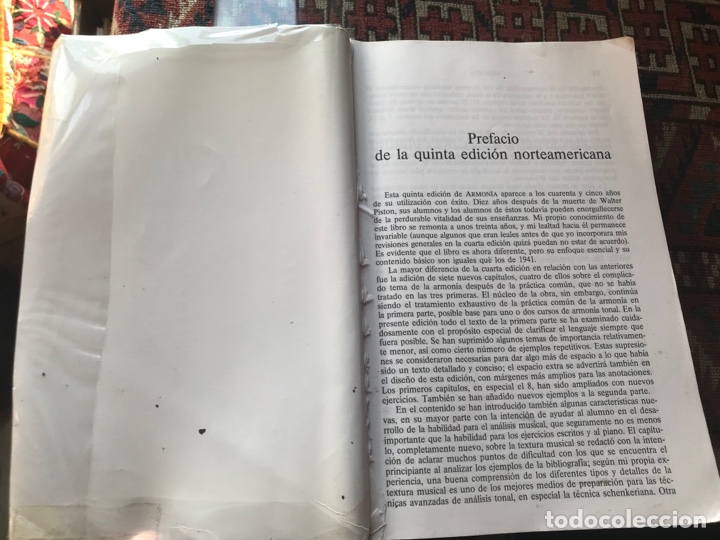 Libros de segunda mano: Armon&iacute;a. Walther Piston. Labor - Foto 4