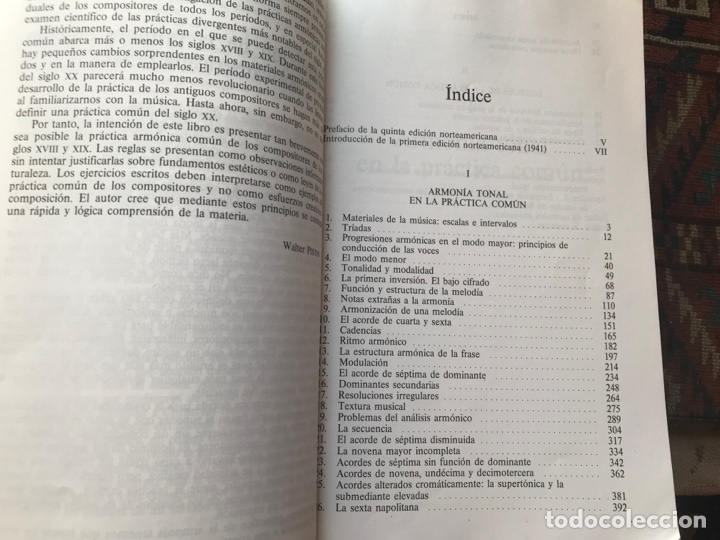 Libros de segunda mano: Armon&iacute;a. Walther Piston. Labor - Foto 5