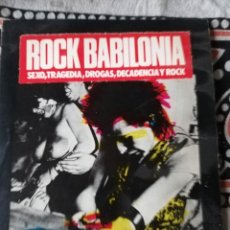 Libros de segunda mano: ROCK BABILONIA. SEXO, TRAGEDIA, DROGAS, DECADENCIA Y ROCK. IGNACIO JULIA. CRISIS. BARCELONA. 1985. Lote 341154048