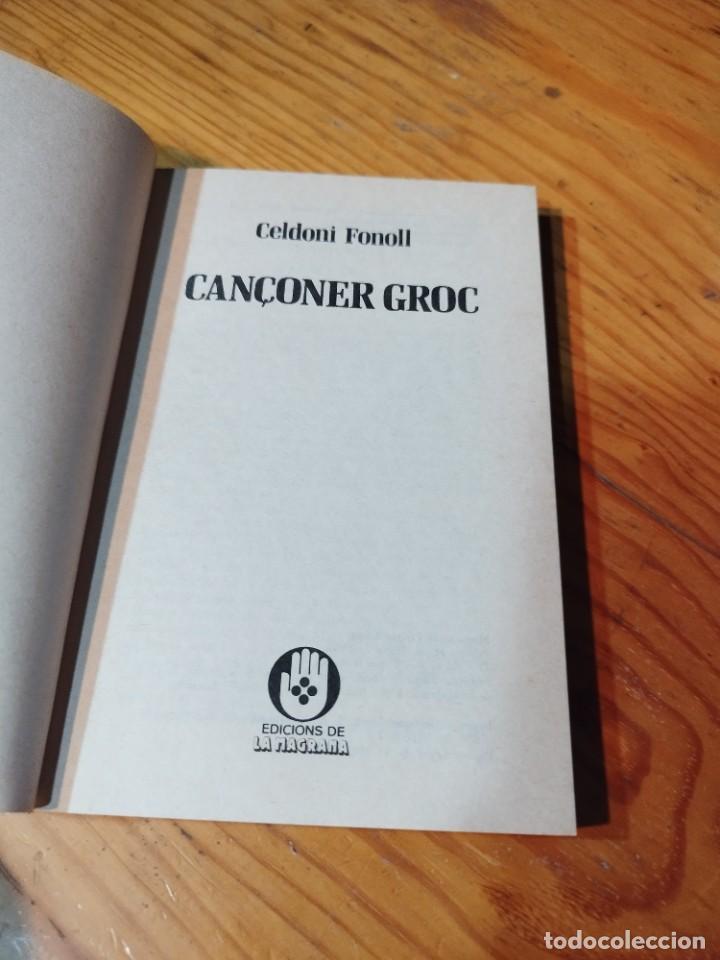 Libros de segunda mano: CELDONI FONOLL - CANCONER GROC. - Foto 3