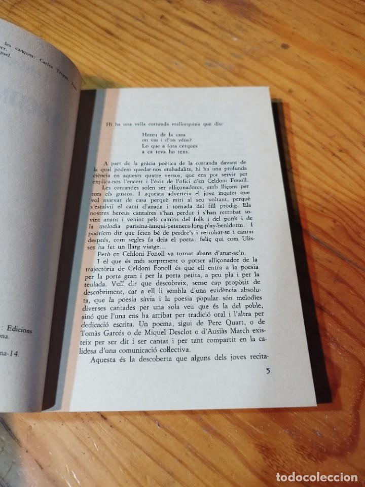 Libros de segunda mano: CELDONI FONOLL - CANCONER GROC. - Foto 5