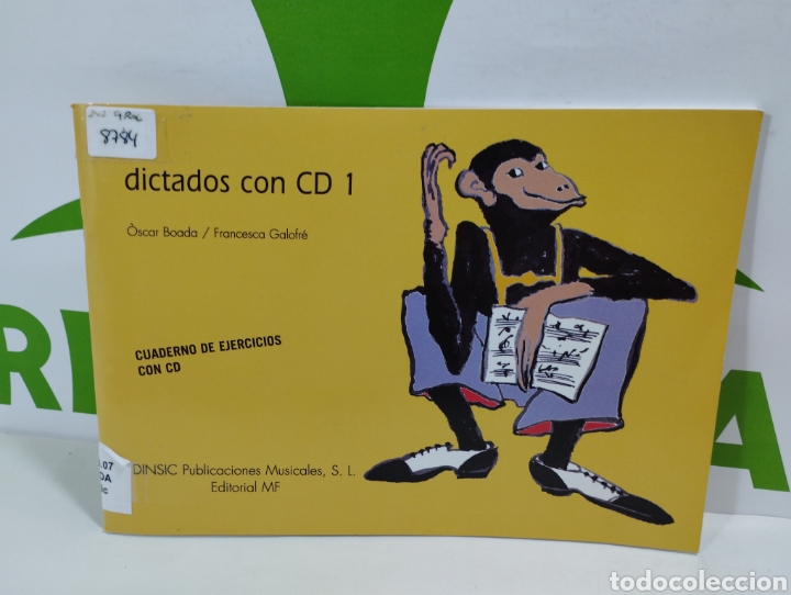 Libros de segunda mano: Dictados con CD 1. Cuaderno de ejercicios con CD. Publicaciones musicales.