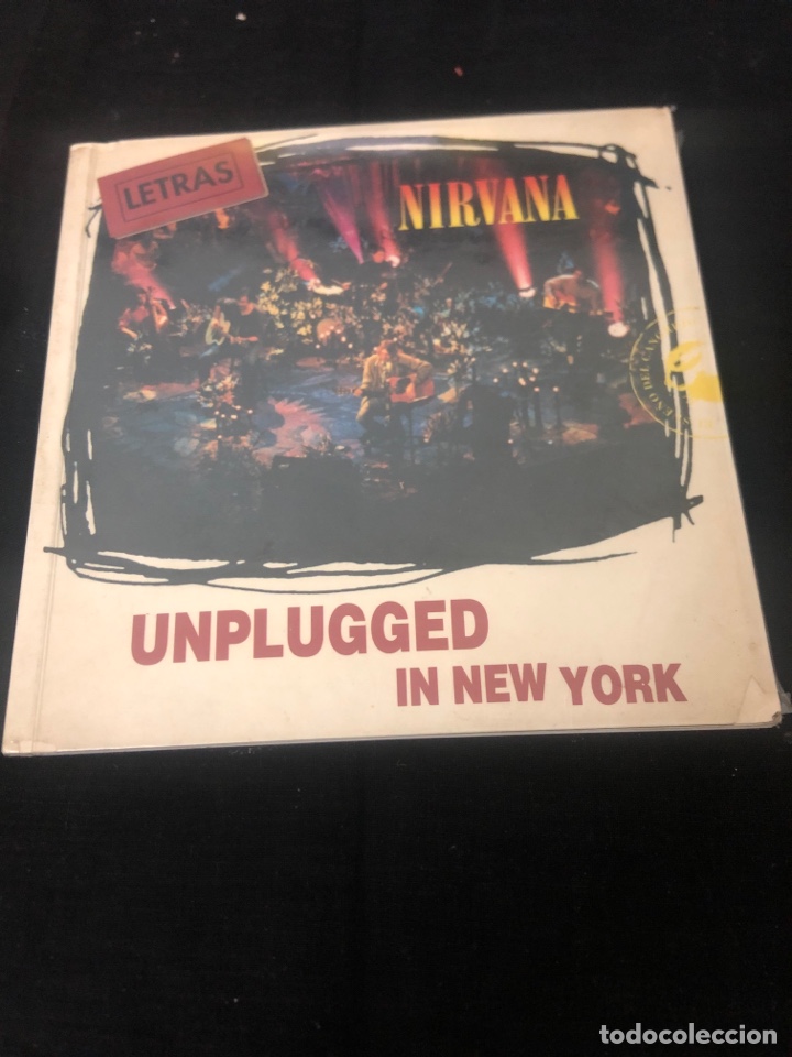 Libros de segunda mano: NIRVANA, LETRAS , UNPLUGGED IN NEW YORK - Foto 1
