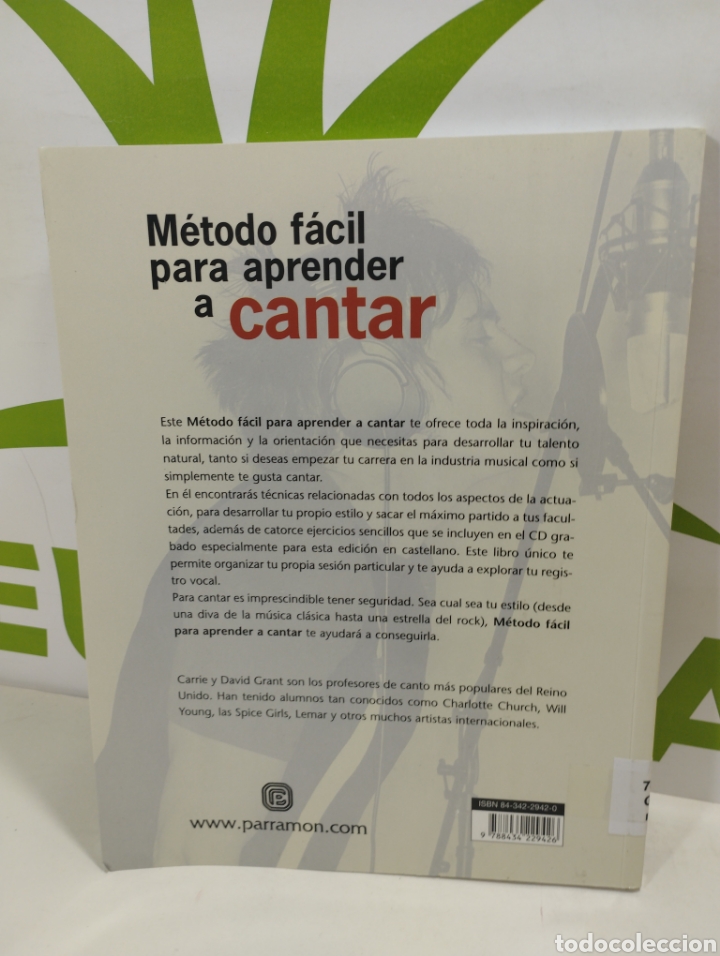 Libros de segunda mano: M&eacute;todo f&aacute;cil para aprender a cantar. Parramon. - Foto 2