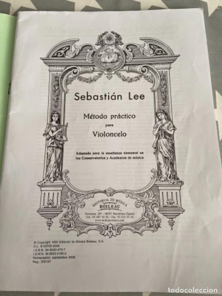 Libros de segunda mano: S. Lee. M&eacute;todo pr&aacute;ctico para violonchelo. - Foto 2