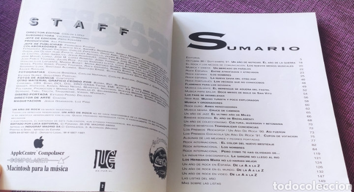 Libros de segunda mano: Un a&ntilde;o de rock 91 - Foto 4
