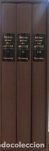 Second hand books: MEILENSTEINE DER MUSIK (TRES TOMOS). A-MU-1009