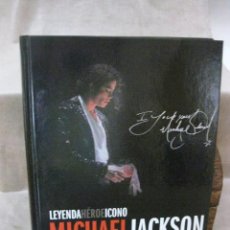 Libros de segunda mano: MICHAEL JACKSON: LEYENDA HÉROE ICONO. UN TRIBUTO AL REY DEL POP (JAMES ALDIS) MÚSICA CITAS