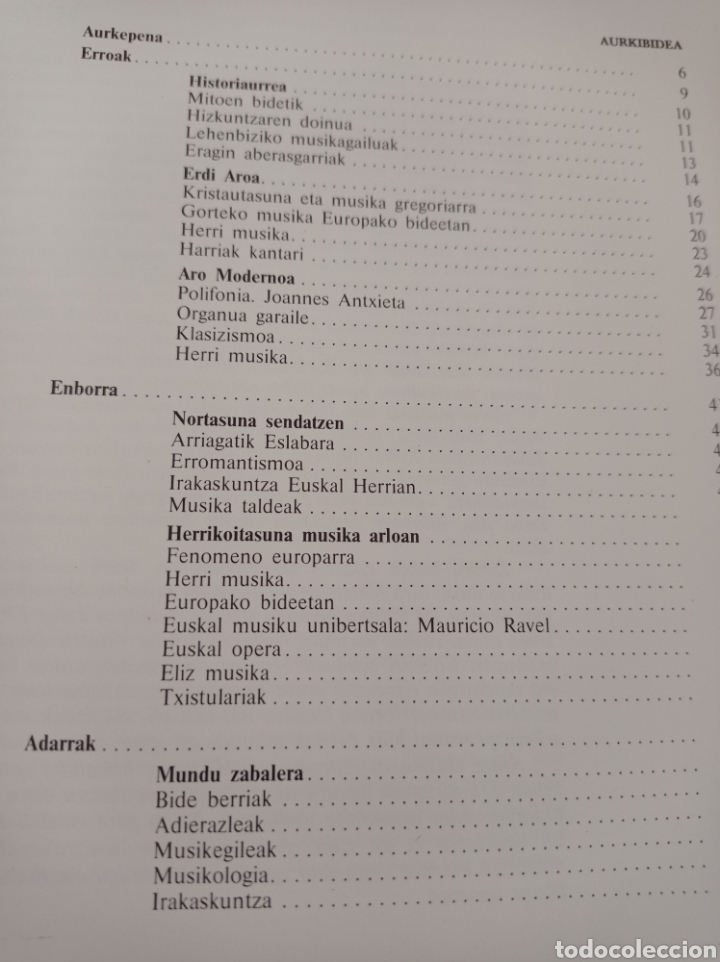 Libros de segunda mano: Euskal musika - Foto 2