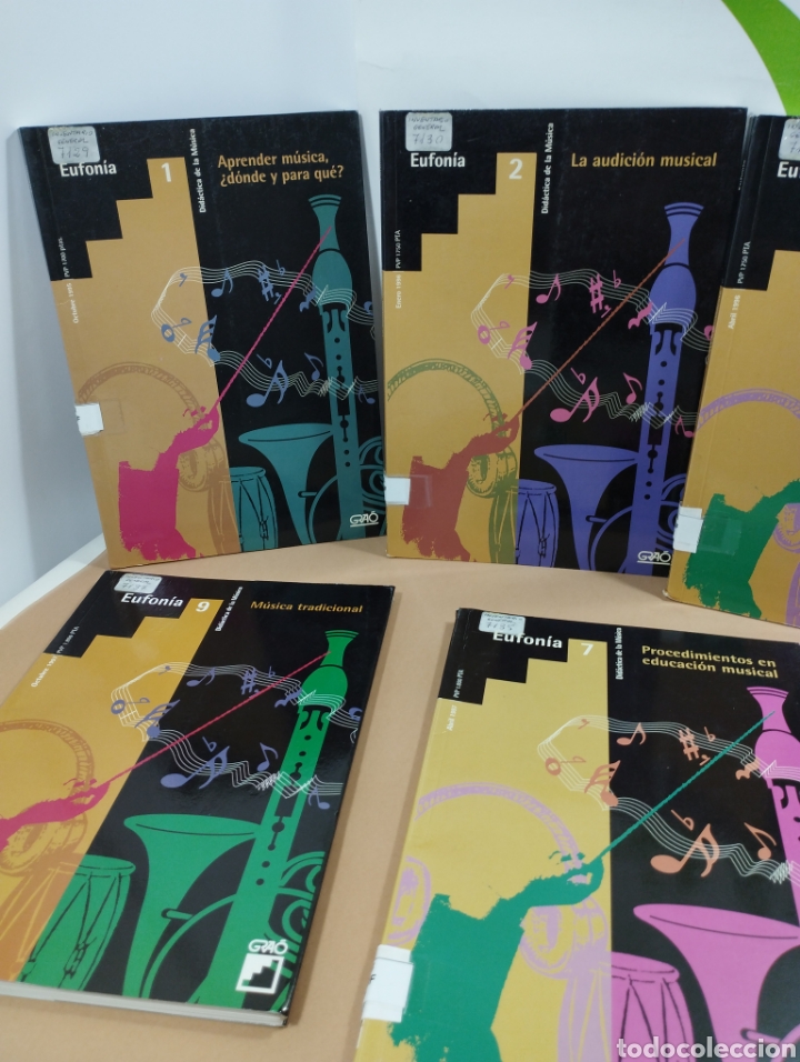 Libros de segunda mano: Did&aacute;ctica de la m&uacute;sica. Eufon&iacute;a. Grao. 7 tomos. - Foto 2